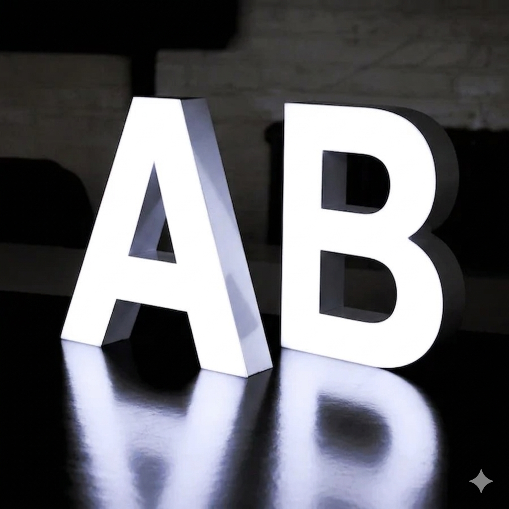 Three Box Letters Shyam Advertising | Signage & Branding Mumbai